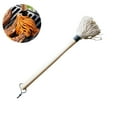 Axio 2 Pcs Basting Barbecue Mop Cotton Fiber Head Long Hardwood Handle