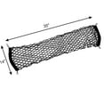 thumbnail image 1 of Universal Premium Storage Trunk Cargo Net 35 X14 Inch Stretchable with Hooks and Mounting Hardware kit, 1 of 2