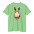 thumbnail image 2 of Enchanted Forest Santa: Festive Holiday Tee- Unisex CVC Jersey T-shirt, 2 of 4