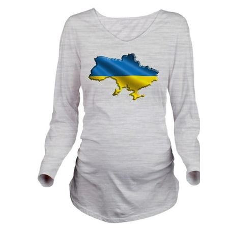 

CafePress - Ukraine Pride Love Ukrainian Flag T Shirt - Long Sleeve Maternity T-Shirt