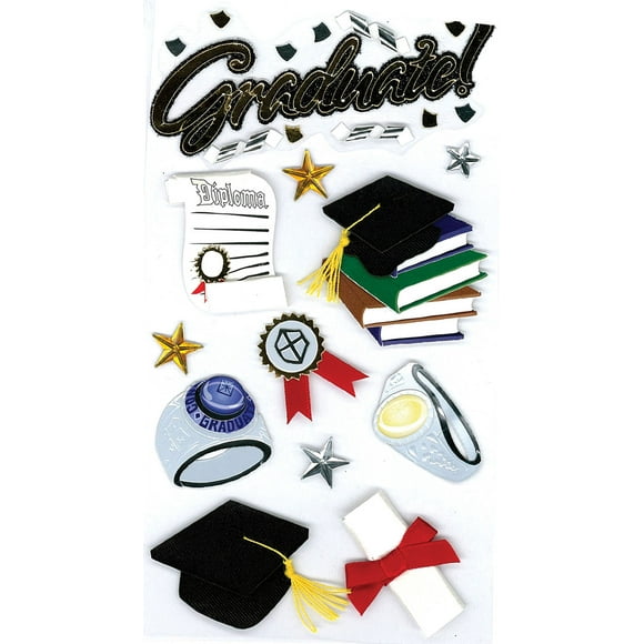 Jolee's Seasonal Stickers-Graduate