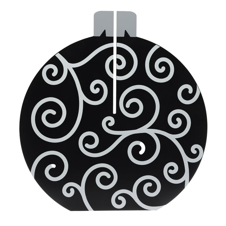 Holiday Time Christmas 30 inch Slot Ornament Black, Christmas