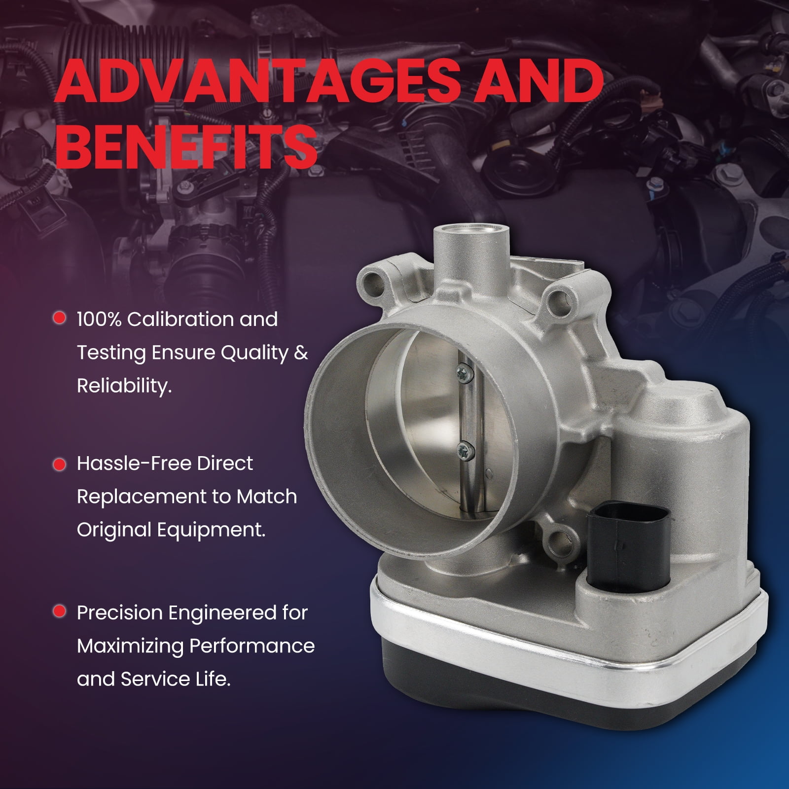 MOCA AUTOPARTS Electronic Throttle Body Fit for 2005 Chrysler 300 2.7L 3.5L & Dodge Magnum 2.7L 3.5L