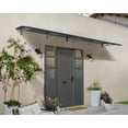 thumbnail image 3 of CANOPIA by PALRAM Aquila 3 ft. x 14 ft. Door Awning Kit - Grey, 3 of 8