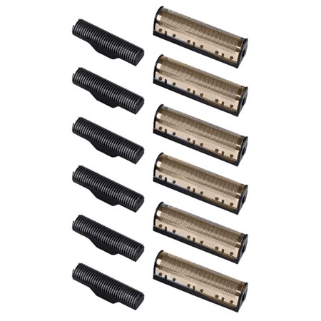 3Set Clipper Blade for Km-1102 Clipper Electric Shaver Parts Net Gold