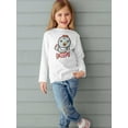 thumbnail image 2 of Cute Bird On A Candy Long Sleeve Toddler -Image by Shutterstock,  3 Toddler, 2 of 4