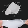 thumbnail image 4 of 1 par de férula para dedo gordo del pie y Protector Hallux Valgus Corrector juanete férula para uñas encarnadas callos ampollas martillo dedos (blanco), 4 of 4