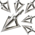 thumbnail image 1 of 6 Er, 100 Granos, puntas de flecha de caza, ballesta, flechas de arco, flechas de arco con 3 cuchillas, 430, tornillo de acero inoxidable, tiro con arco, tiro con arco, caza Feliz Sencillez, 1 of 5