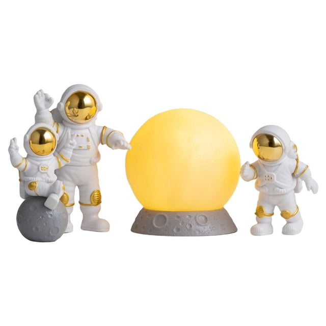 Estatua de , armario, librería, estatuil de espaciador de Amarillo dorado Sunnimix Figura estatua de astronauta