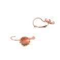 thumbnail image 2 of veasfak 12pcs Lever Back Earring Hooks Leverback Studs Blank Bezel Findings DIY Crafts Rose Gold, 2 of 6