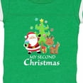 thumbnail image 4 of Inktastic My 2nd Christmas with Santa Reindeer and Tree Boys or Girls Baby Bodysuit, 4 of 5