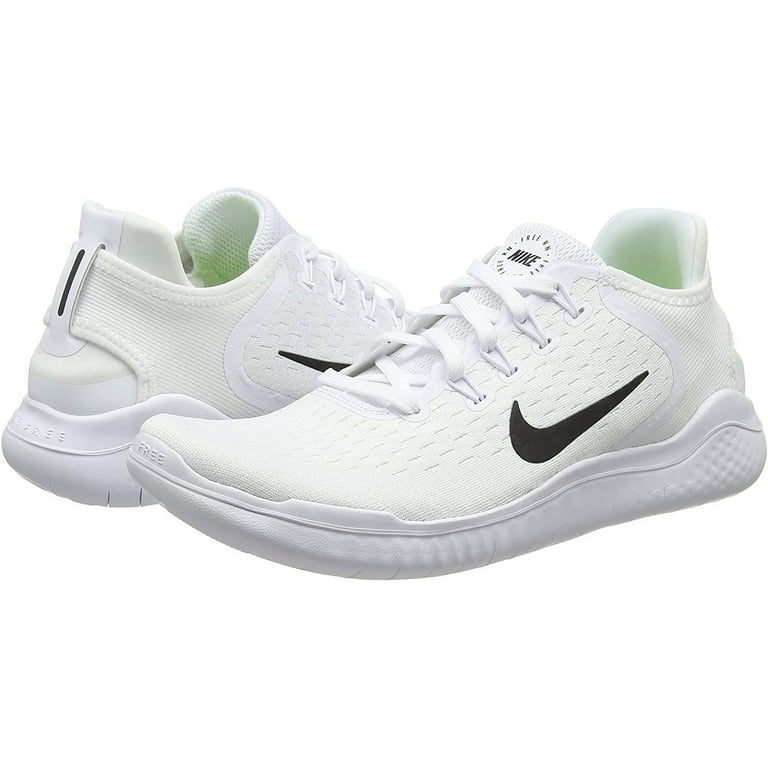 Nike Mens Free Rn 2018 Running Shoe 14 White/White