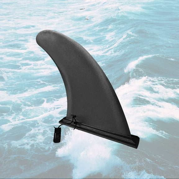 Raindrops Detachable Fin Surfboard Fin Nylon Black Surfboard Accessories Medium Template 1Pcs