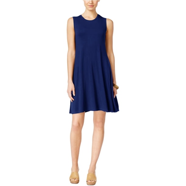 Style & Co. Vestido recto de punto para mujer, azul, grande Style & Co. Cambio
