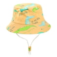thumbnail image 5 of Ketyyh-chn99 Chapeaux pour Bébé 2024 Mode Enfants Sangle de Menton Ajustable Sun Chapeaux de Protection Mignons Dessin Animé Extérieur Plage Bob Taille Unique,C, 5 of 5