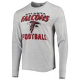 thumbnail image 2 of Men's '47 Heathered Gray Atlanta Falcons Dozer Franklin Long Sleeve T-Shirt, 2 of 3