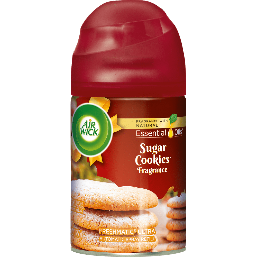 Air Wick Holiday Freshmatic Automatic Spray, Sugar Cookies, 6.17oz, Air Freshener