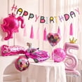 thumbnail image 2 of Globos de fiesta con temática de Barbie, globos de papel de aluminio para Baby Shower, decoraciones de fiesta de cumpleaños de princesa, juguetes, regalos, 32（10PCS-3 as the picture show, 2 of 5