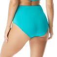 thumbnail image 2 of Coco Reef SEA BLUE Contours High-Waist Bikini Swim Bottom, US MEDIUM, 2 of 3