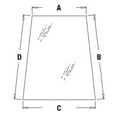 thumbnail image 3 of RAParts 338429A1 Left Upper Door Glass Fits Case 580M 580SM 590SM Super M Series 1 & 2, 3 of 7