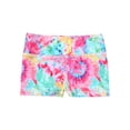 thumbnail image 3 of renvena Kids Girls Tie Dye Gymnastics Dance Tumbling Athletic Shorts Gym Yoga Running Workout Booty Shorts, 3 of 7