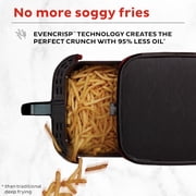 Instant Pot 5.7Qt VORTEX 4-in-1 Air Fryer, Crisps, Roasts, Reheats, Bakes with EvenCrisp Technology, Black