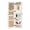 White, variant on LHYY Solid Wood Jewelry Armoire Organizer Cabinet with Full-Length Mirror,47.5x14.3 in Wall-Mounted Lockable with LED Light