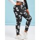 thumbnail image 1 of Talla grande Panda Print Flacny Leggings Rosegal Leggings de talla grande, 1 of 5