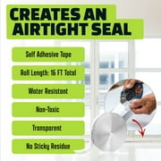 Alien Seal Draft Seal Window Door Seal Strip Transparent Windproof Sealing Tape Self Adhesive Draft Seal Tape 1 Roll