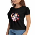 thumbnail image 3 of Whimsical Cat with Lights Graphic Tee, 3 of 9