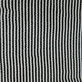 thumbnail image 2 of 57" Wide Poly Rayon Spandex Rib Knit Fabric by the Yard  - 240 GSM, Medium Weight, Soft & Breathable, 4-Way Stretch - Ideal for Clothing, Drapery, Tops & DIY -Black Ivory, 2 of 4