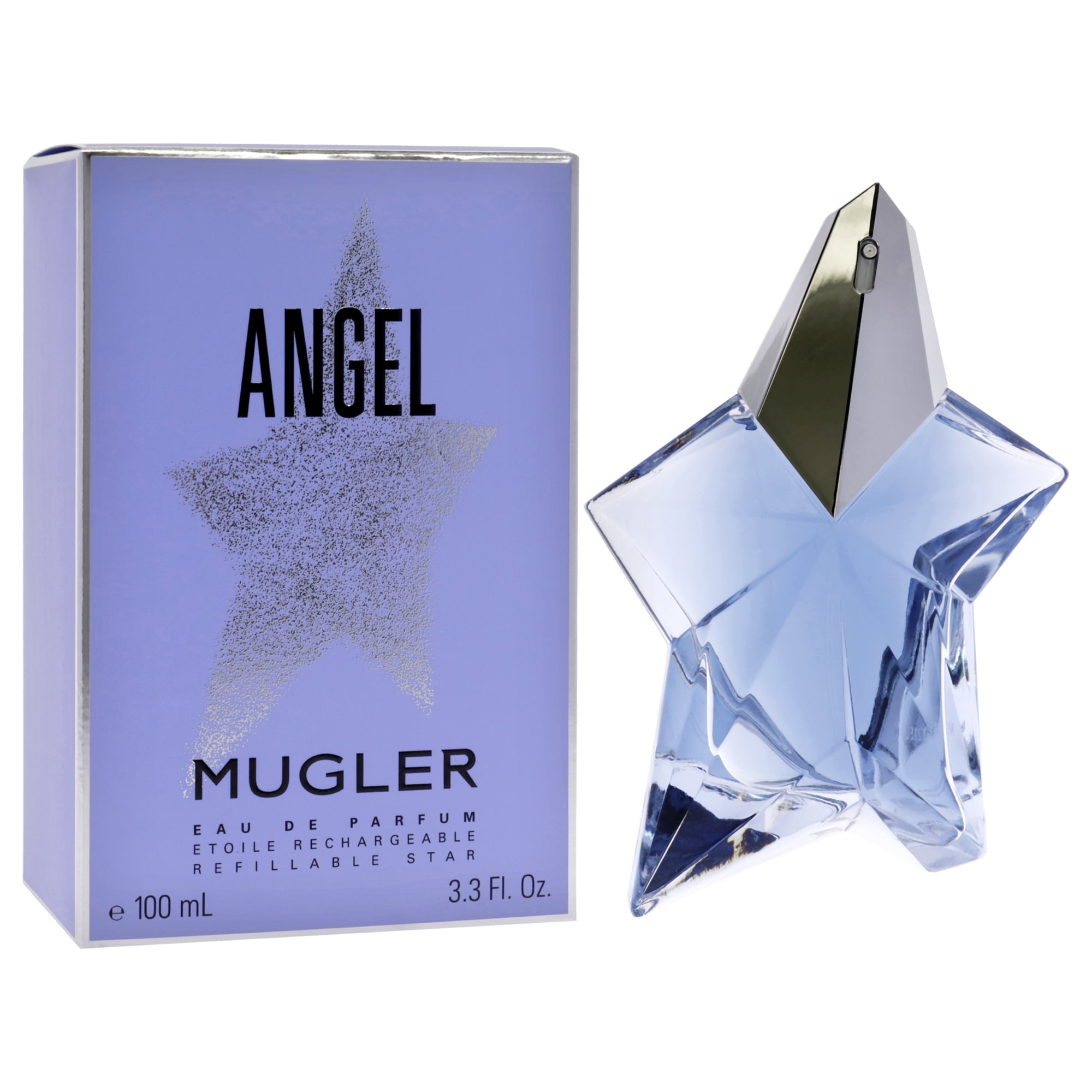 Thierry Mugler Angel Eau De Parfum Etoile Refillable Star,3.3 oz