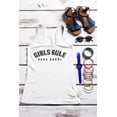 thumbnail image 5 of Old Glory Juniors Girls Rule Boys Drool Sleeveless Graphic Tank Top, 5 of 6