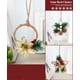 thumbnail image 3 of Nvzi 1 pieza de adornos navideños de piña hechos a mano - Accesorios de decoración para el hogar para crear un ambiente navideño, H, 3 of 4