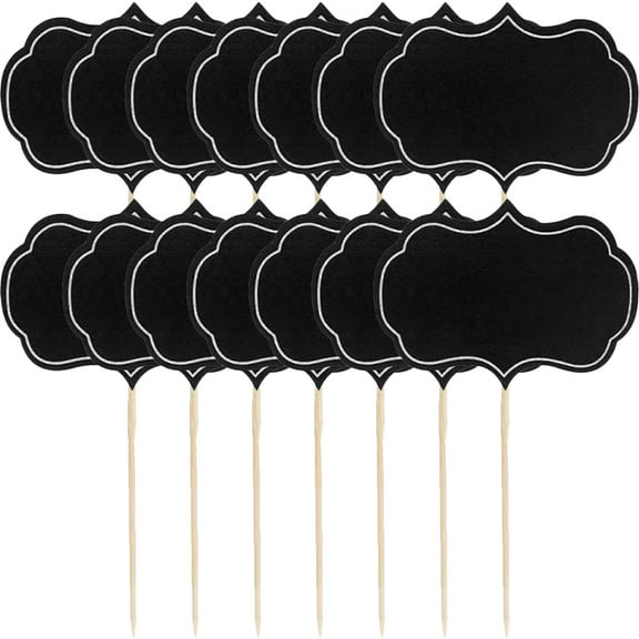 AURARMLET 80Pcs Writable Food Tags in 5.89x3.54x0.04in for Cheese Labels and Decoration at Bakery Use