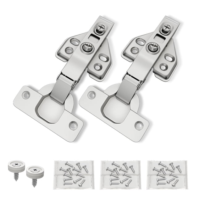 Kit de herrajes para puerta corrediza de gabinete NECILO con bisagras y rodillos