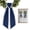 Navy and White, variant on 2 Pcs Scalloped Door Wreath Sash: Ruffle Ribbon for Front Door, Yard Porch Home Decor (White)