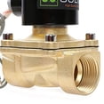 thumbnail image 2 of U.S. Solid Electric Solenoid Valve Semi-direct Lift VITON Seal Normally Closed DC 24V Brass 1 inch, 2 of 7