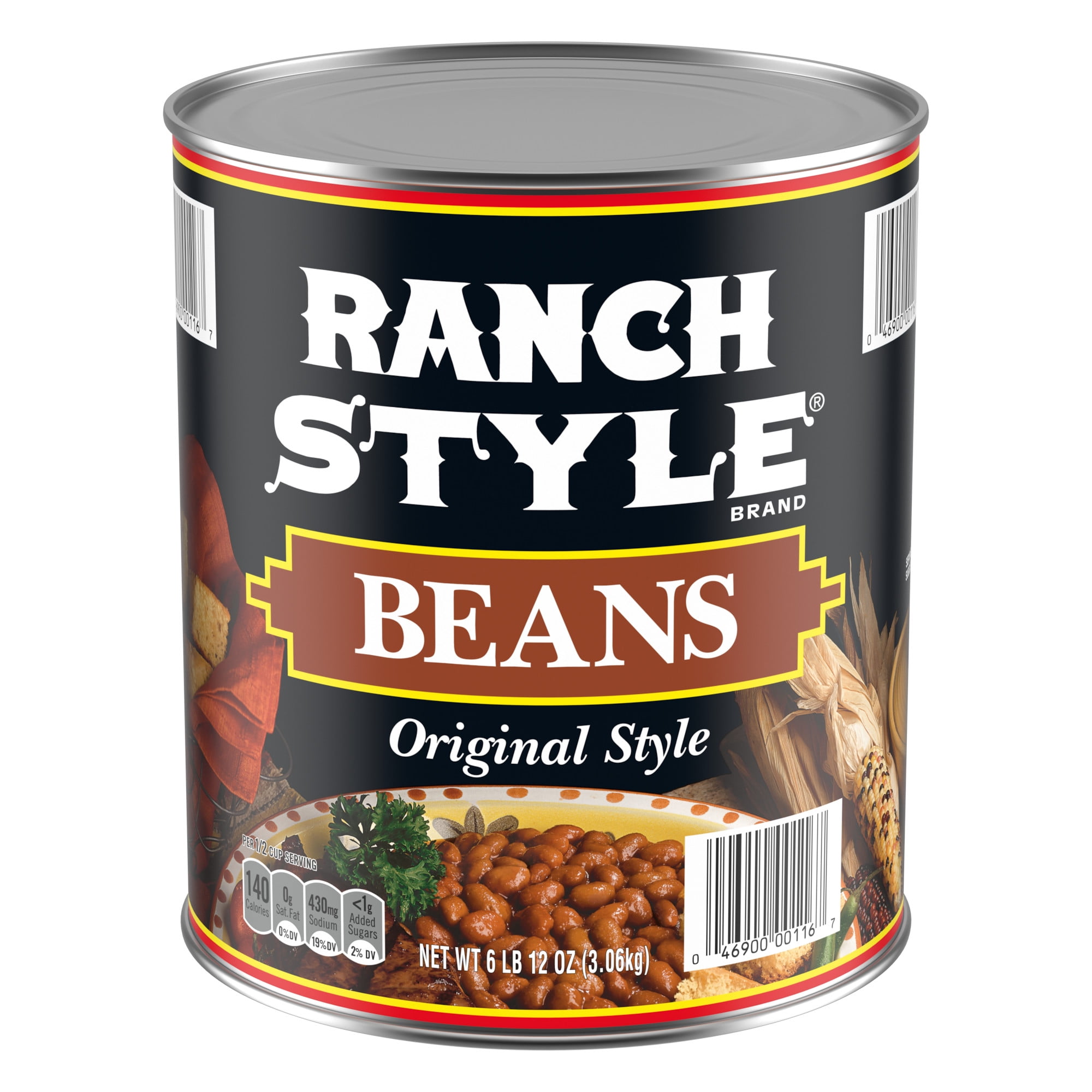 Ranch Style Beans, Canned Beans, 108 oz.