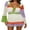 White, variant on Caitzr Women Y2k Crochet Knitted Mini Dress Long Sleeve Colorful Bodycon Dresses Slim Fit Dress Beach Clubwear
