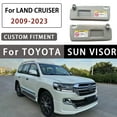 thumbnail image 2 of Left Driver Side Sun Visor For Toyota Land Cruiser 2009-2023 With Makeup Mirror, Replacement OEM 74320-0G030-B0-light grey, 2 of 6