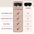thumbnail image 4 of Antifaz para dormir Back Bay Audio SilkSound Bluetooth de seda, 4 of 9