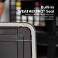 thumbnail image 4 of IRIS, 12 Gal Plastic Storage Bins with Sealed Lids, Black Gasket Box Airtight Containers 6Pk, 4 of 10
