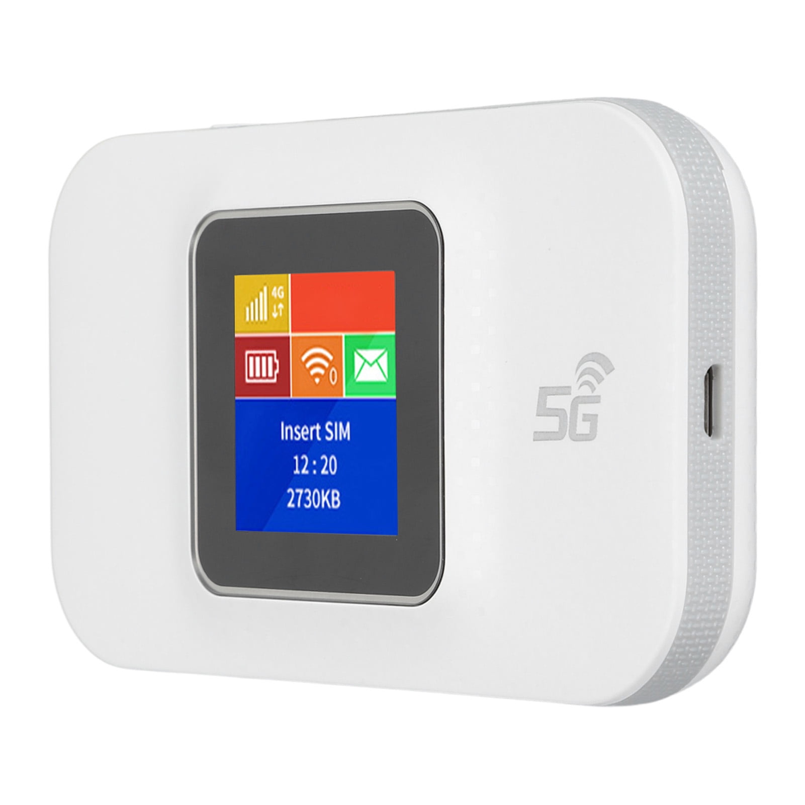 4G Portable WiFi with Color Screen, 3650mAh Battery, 150Mbps Download Speed for Car, Business Travelers, Outdoor Travelers