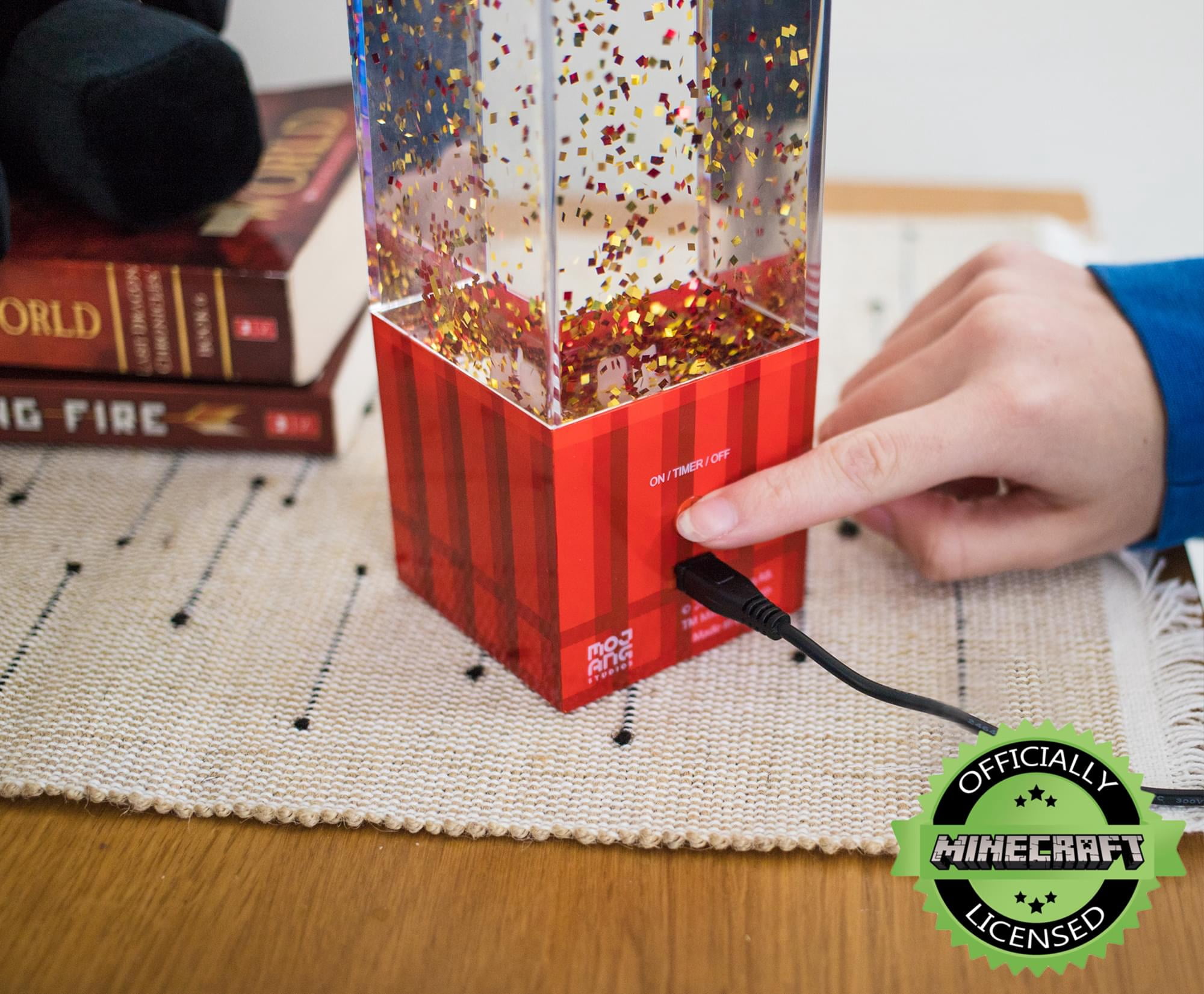 Minecraft TNT Glitter LED Night Light