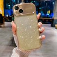 thumbnail image 6 of for iPhone 15 Case [Compatible with MagSafe] Plating Bling Glitter Water Ripple Back Cover for Women Girls Full Camera Phone Case for iPhone 15 6.1 Inch Gold, 6 of 14
