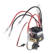 YEUHTLL Off-Road 320A 2~4S LiPo Battery Brushed ESC Speed Controller T Plug BEC 5.6V 2A for RC 1/10 Car Truck Auto