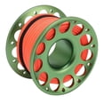 thumbnail image 1 of Fishing Line Reel, 30m / 98.43ft Aluminum  Diving Reel Aviation Multi Purpose Finger Spool With Double Ended Hooks, 1 of 7