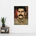 thumbnail image 2 of Brodsky Portrait Communist Joseph Stalin Painting Extra Large XL Wall Art Poster Print, 2 of 3