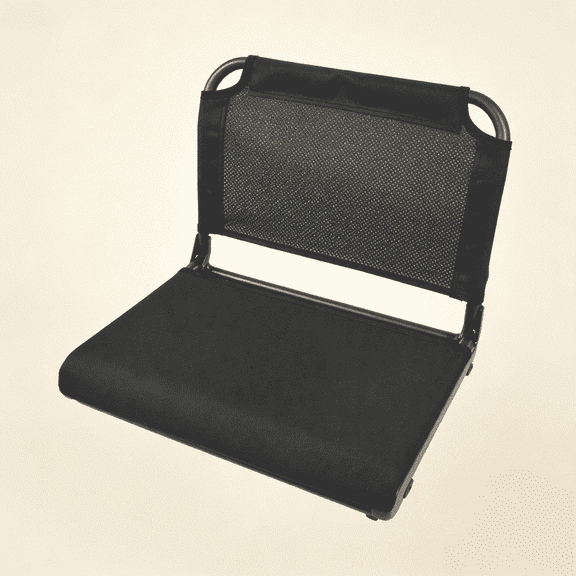 Onail Oversized Portable Folding Chair with Backrest 20" Wide Lightweight Camping Chair for Outdoor Sports Events Baseball Soccer Picnic Tailgating Black